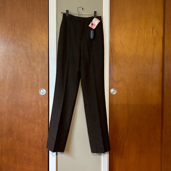 Vintage 1980 1990 brown trousers pants - new with tags - Picture 2 of 5